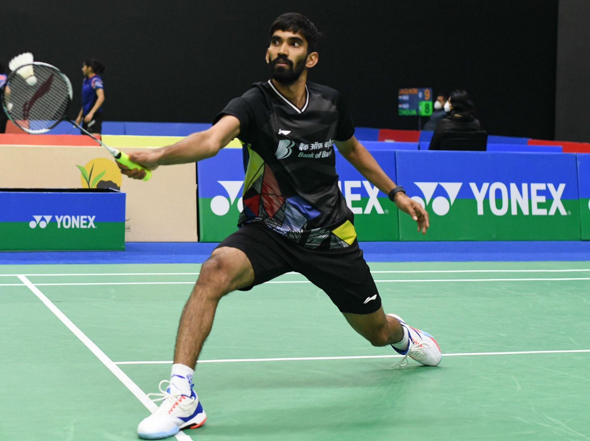 Kidambi Srikanth beat Ying Xiang Lin 21-14, 21-13 to help India register 4-1 win against Australia in the Commonwealth Games in Birmingham. (Pic credit: BAI)