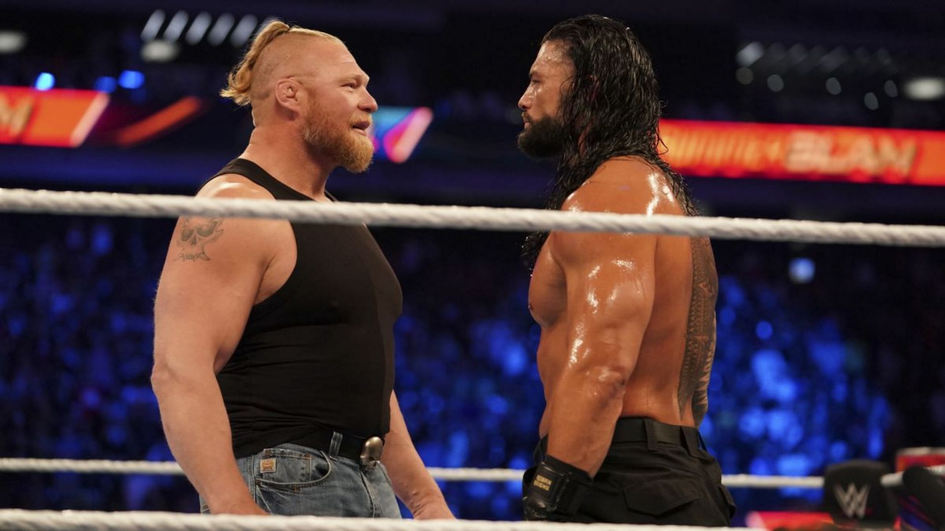 Roman Reigns and Brock Lesnar set to do battle at SummerSlam have a threat looming over their shoulders in Mr. Money In The Bank.