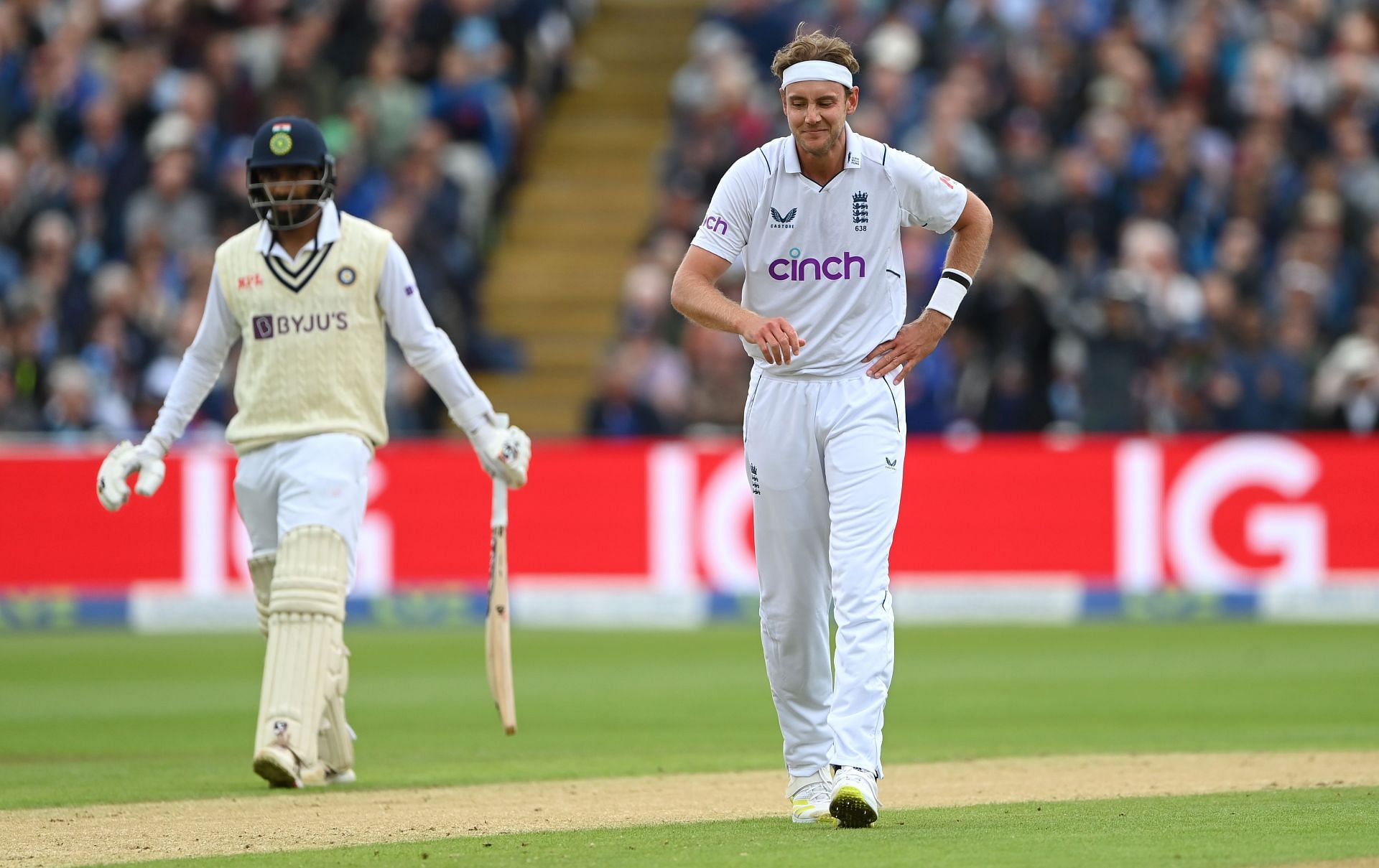 Stuart Broad created an unwanted world record when he conceded 35