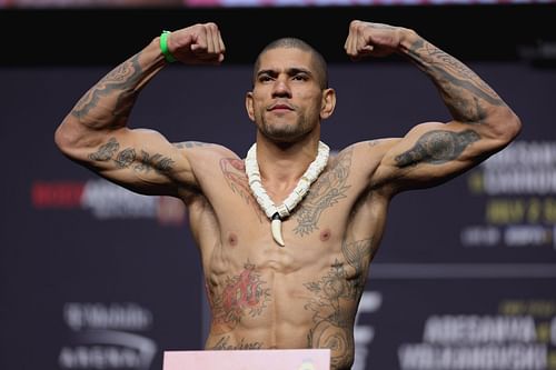 Alex Pereira at the UFC 276 Weigh-in