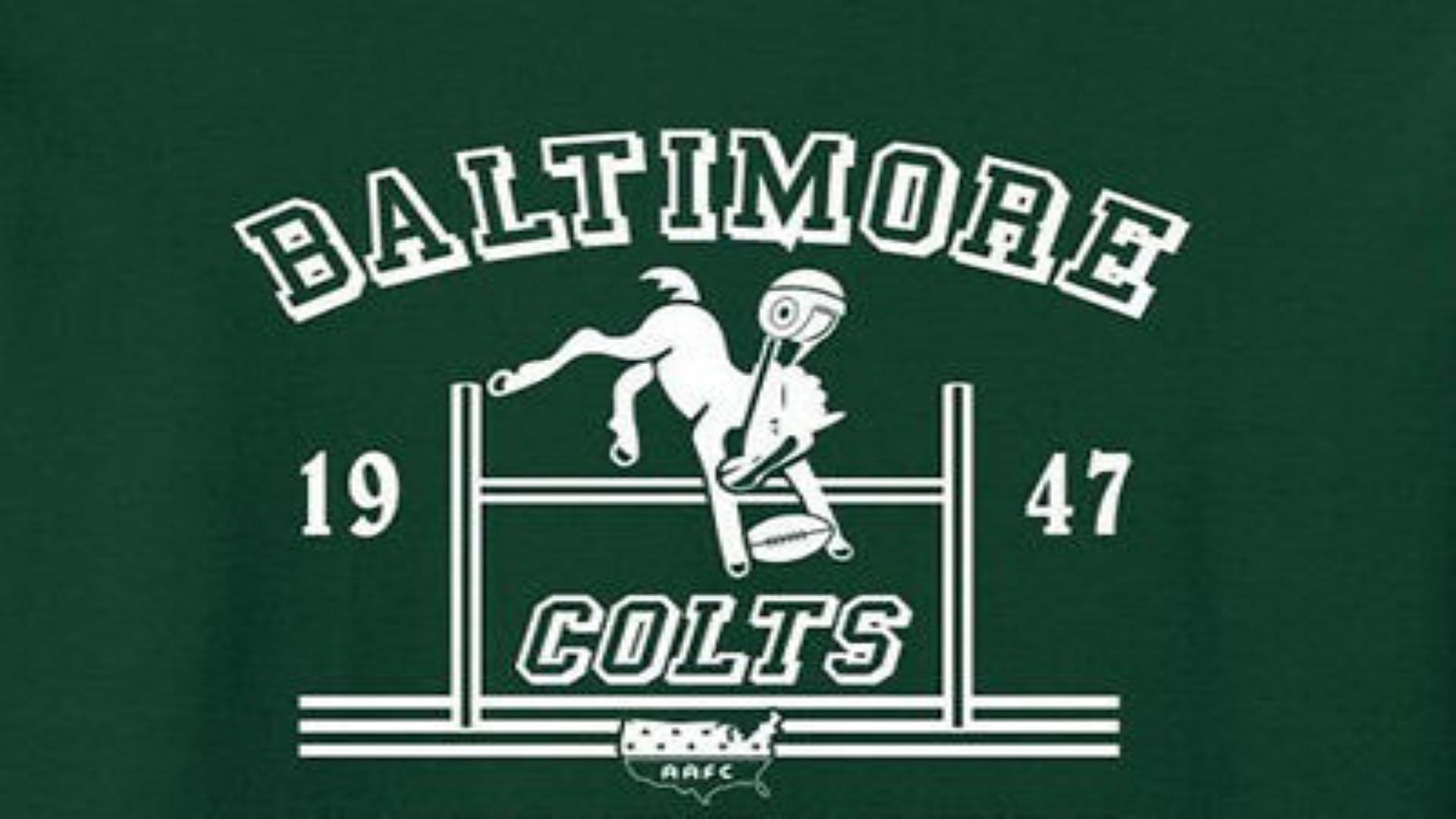 The original AAFC Baltimore Colts logo
