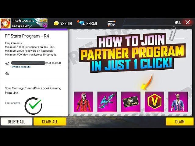 Free Fire Partner Program Requirements: How To Apply For All Regions