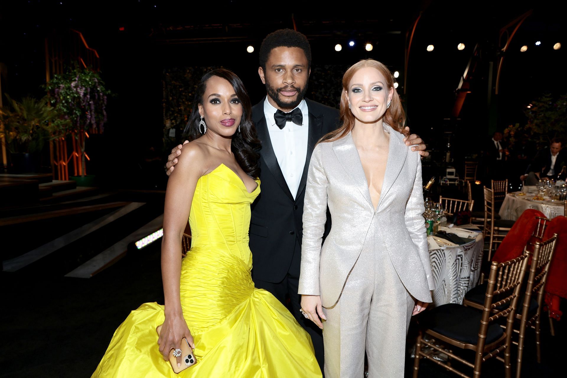 Kerry Washington, Nnamdi Asomugha, and Jessica Chastain