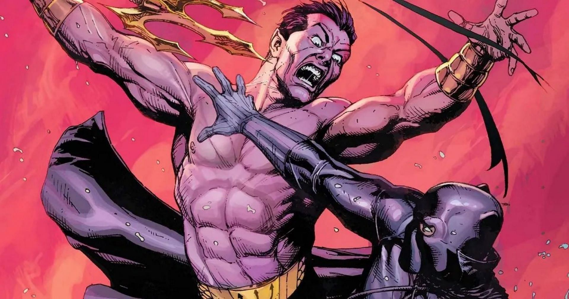 Namor during battle (Image via Marvel Comics)