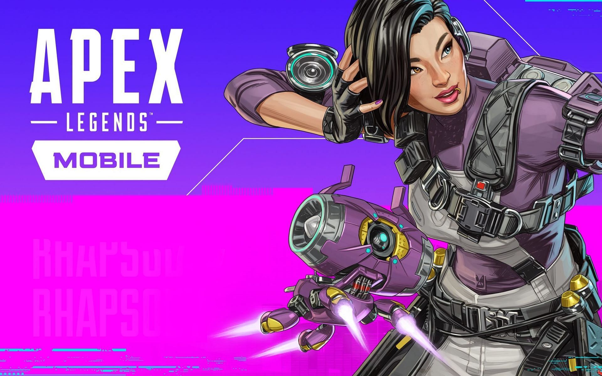 Rhapsody is a mobile-exclusive Apex Legends Mobile character (Image via EA)