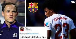 "Tuchel has no pull to attract players", "The 28th player to reject Chelsea this window" - Fans react hilariously as Barcelona reportedly agrees to a deal to sign Jules Kounde