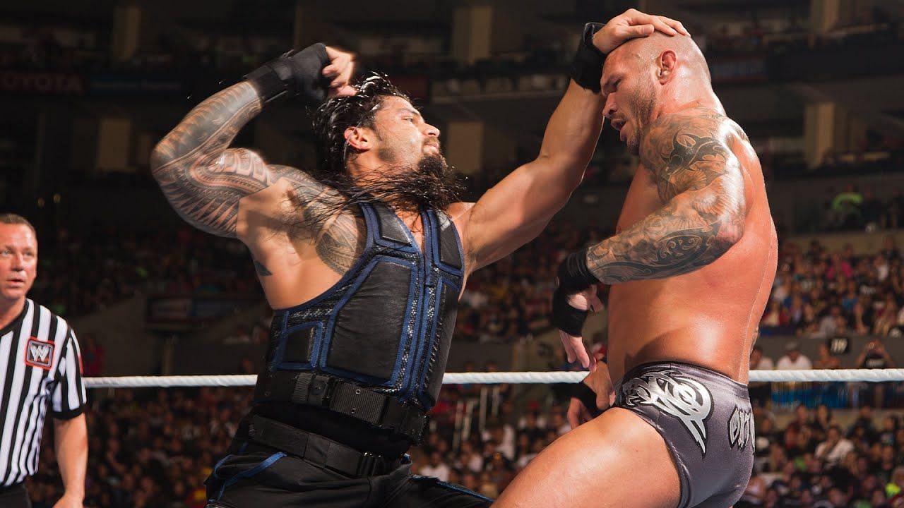 Roman Reigns and Randy Orton battled in the summer of 2014.