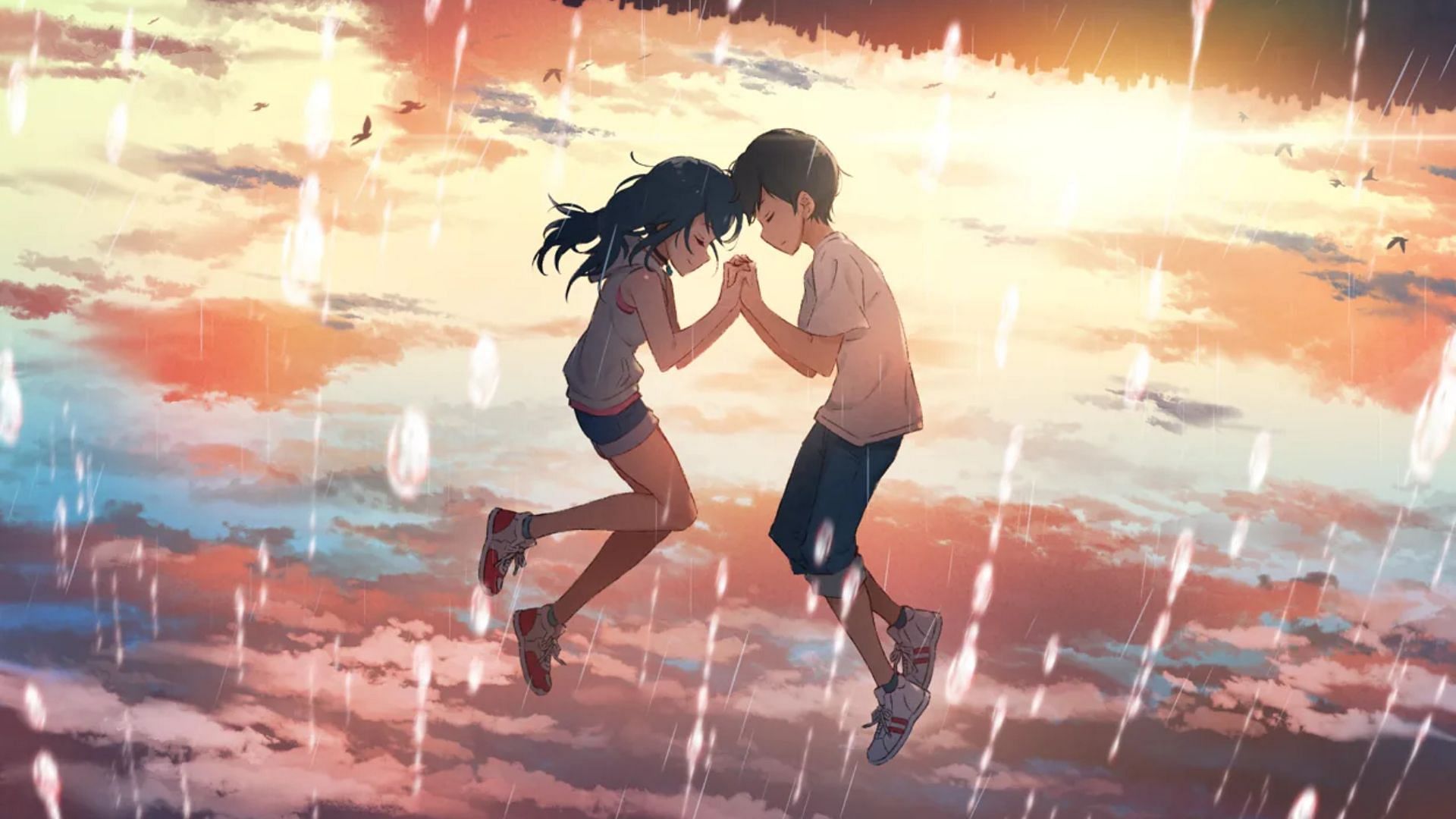 Hina and Hodaka as seen in Weathering With You (Image credits: Makoto Shinkai/ Comix Wave)