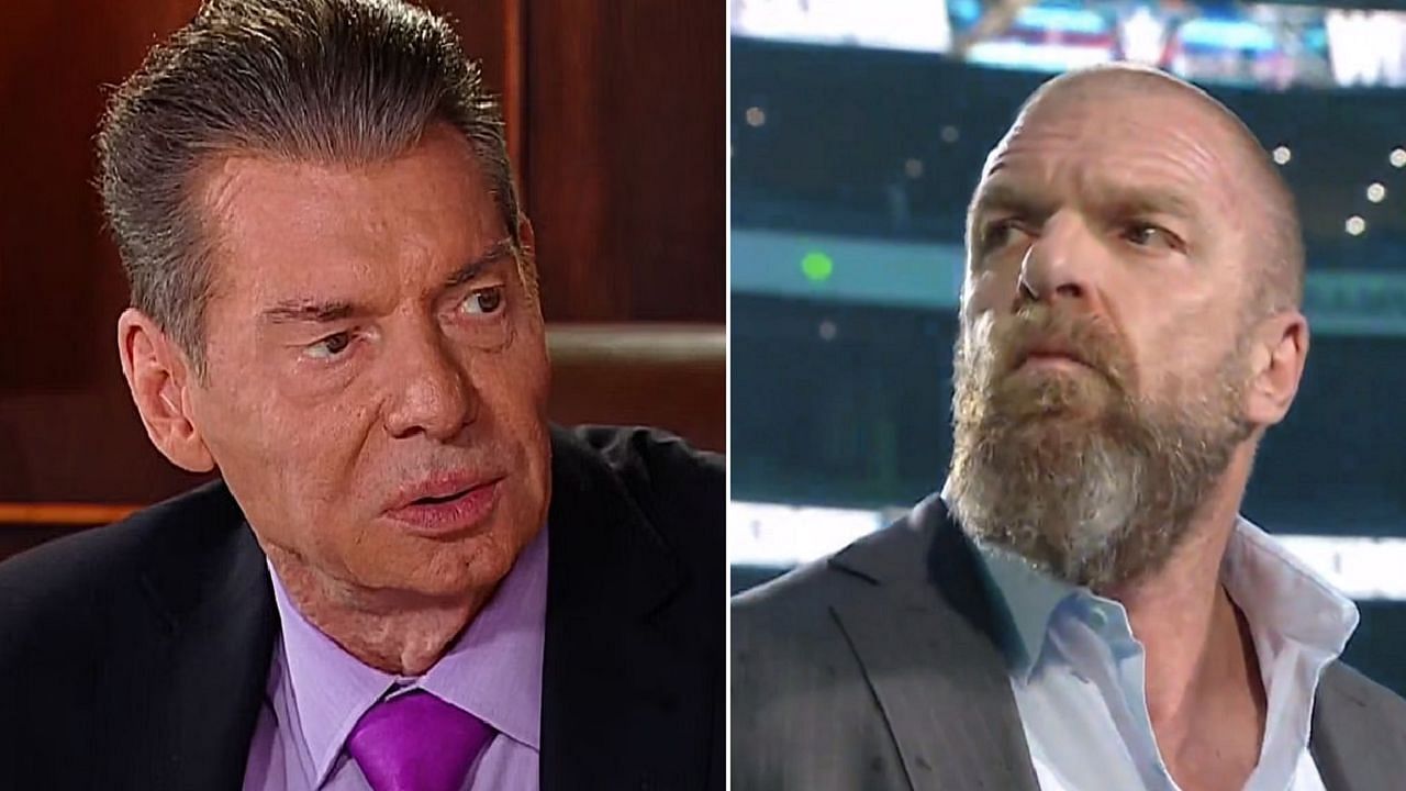 Former WWE Chairman Vince McMahon; WWE&#039;s EVP of Talent Relations Triple H