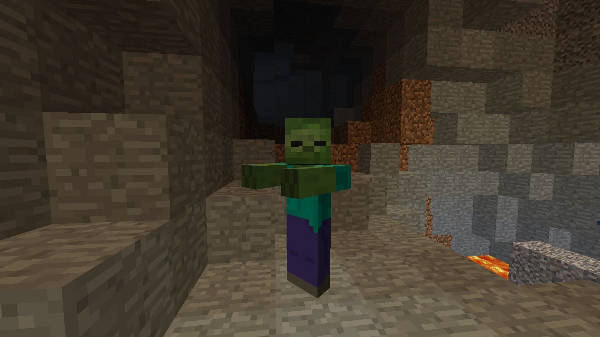 Zombies were in Minecraft even before the official release of the game (Image via Mojang)