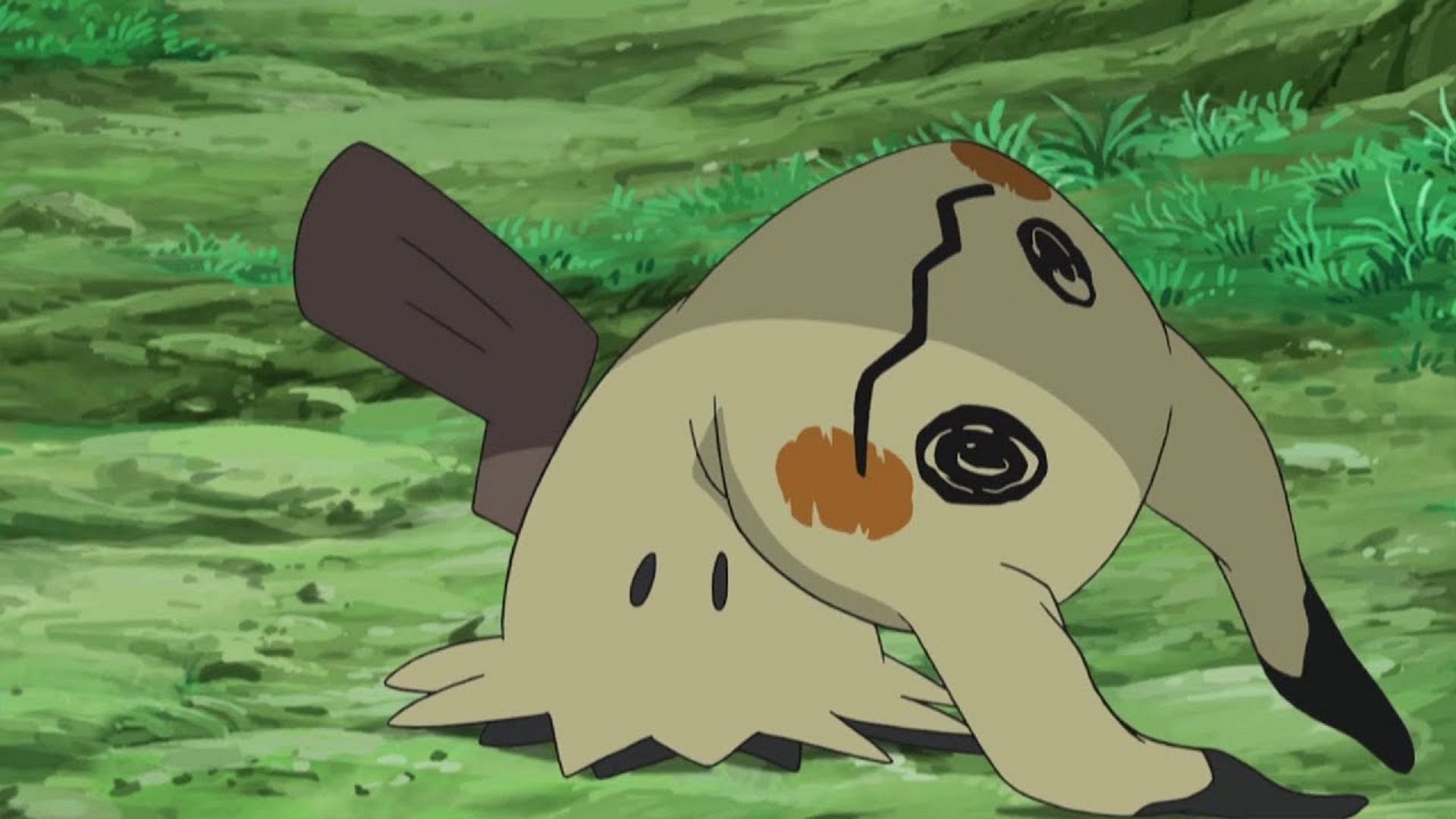 Mimikyu in the anime (Image via The Official Pokemon YouTube channel/YouTube)