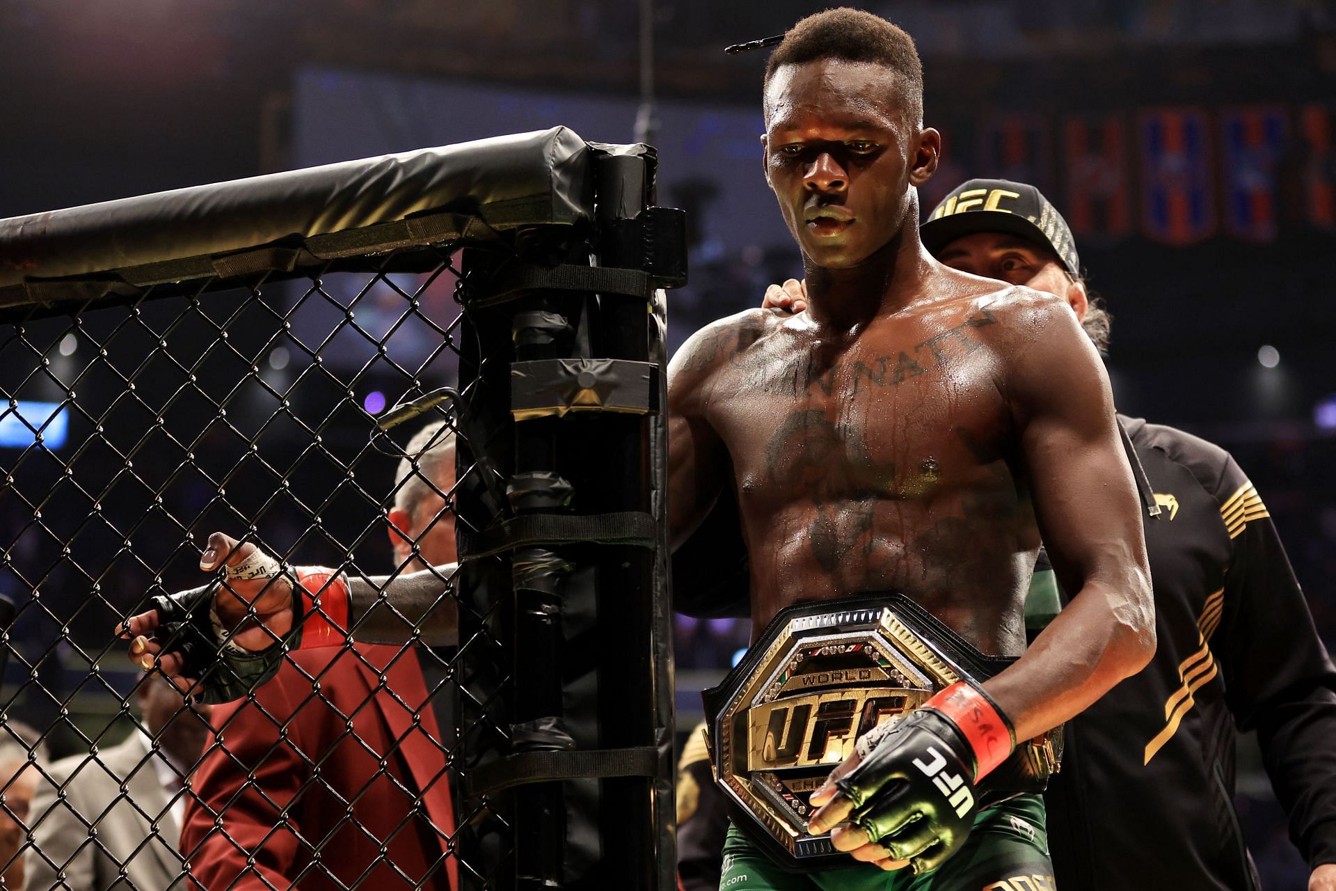 Israel Adesanya after UFC 276 win