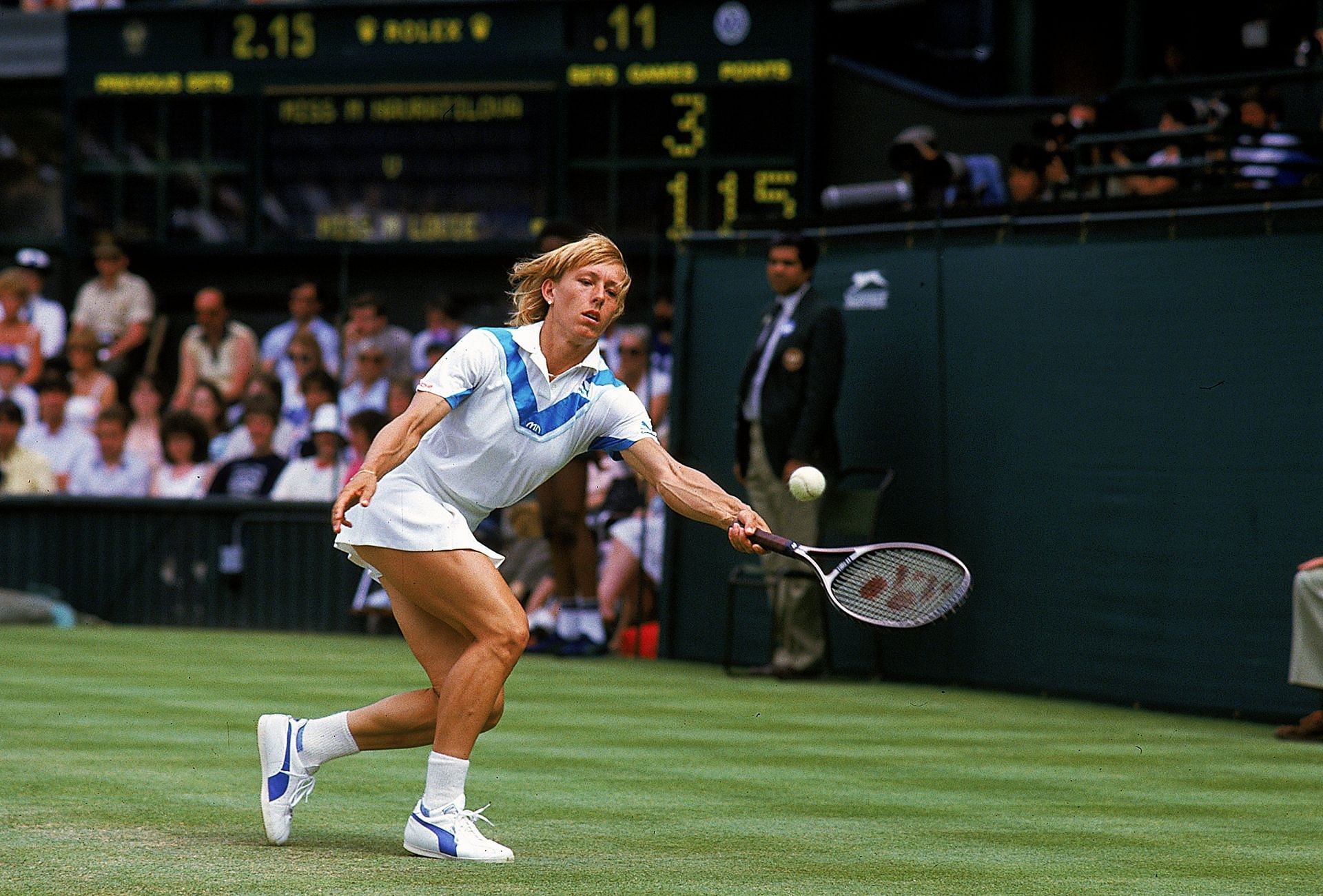 Martina Navratilova at Wimbledon