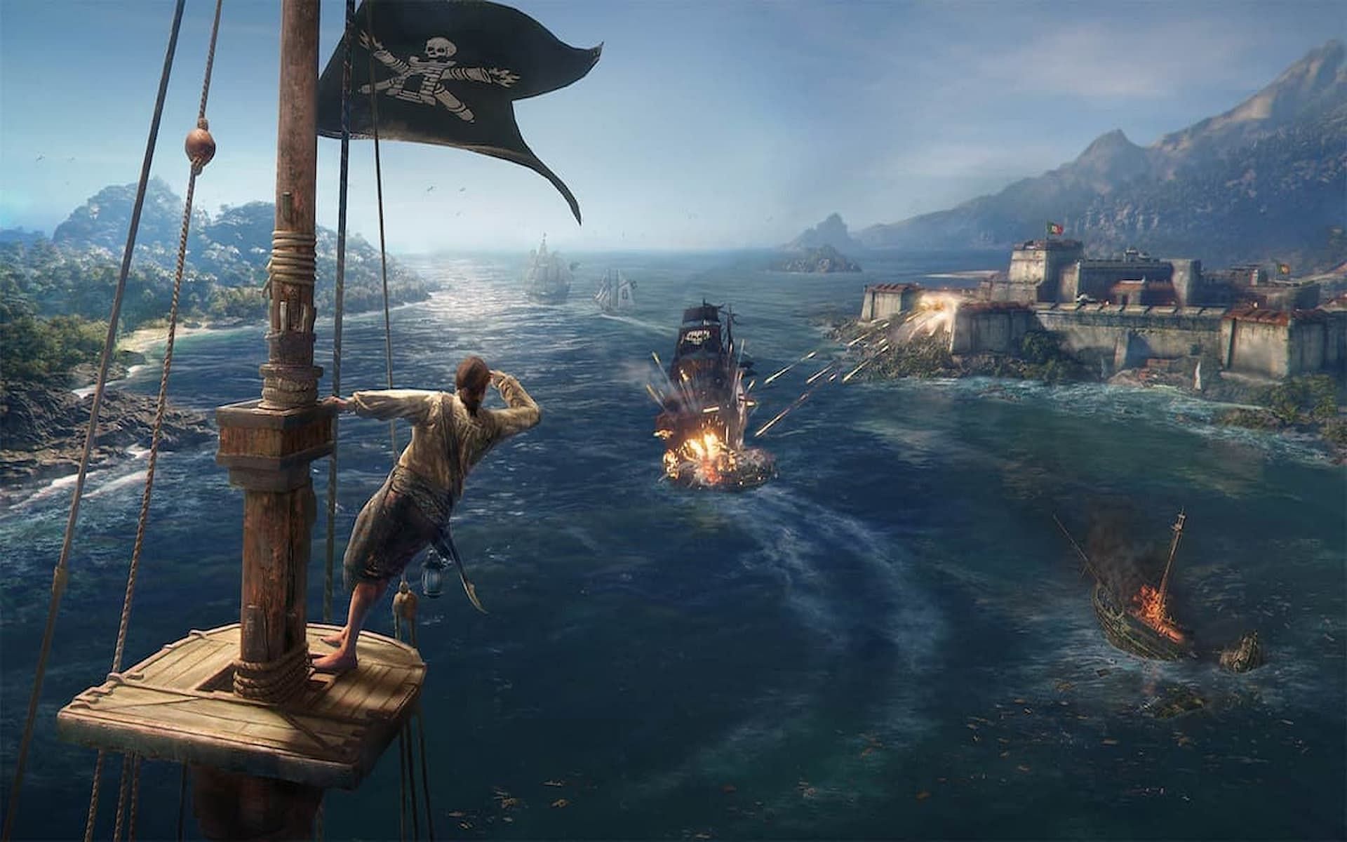Skull and Bones will feature a shared-world gameplay style (Image via Ubisoft)