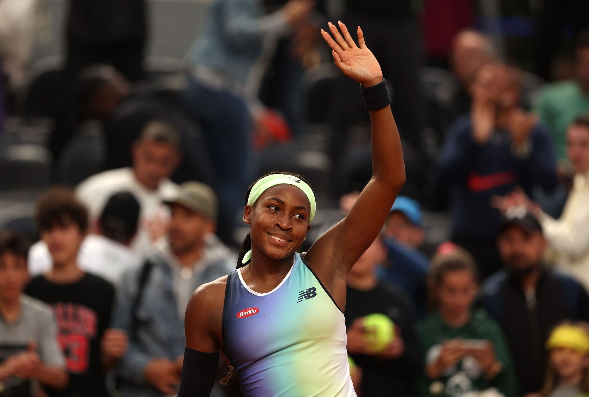 Coco Gauff at the 2022 Italian Open