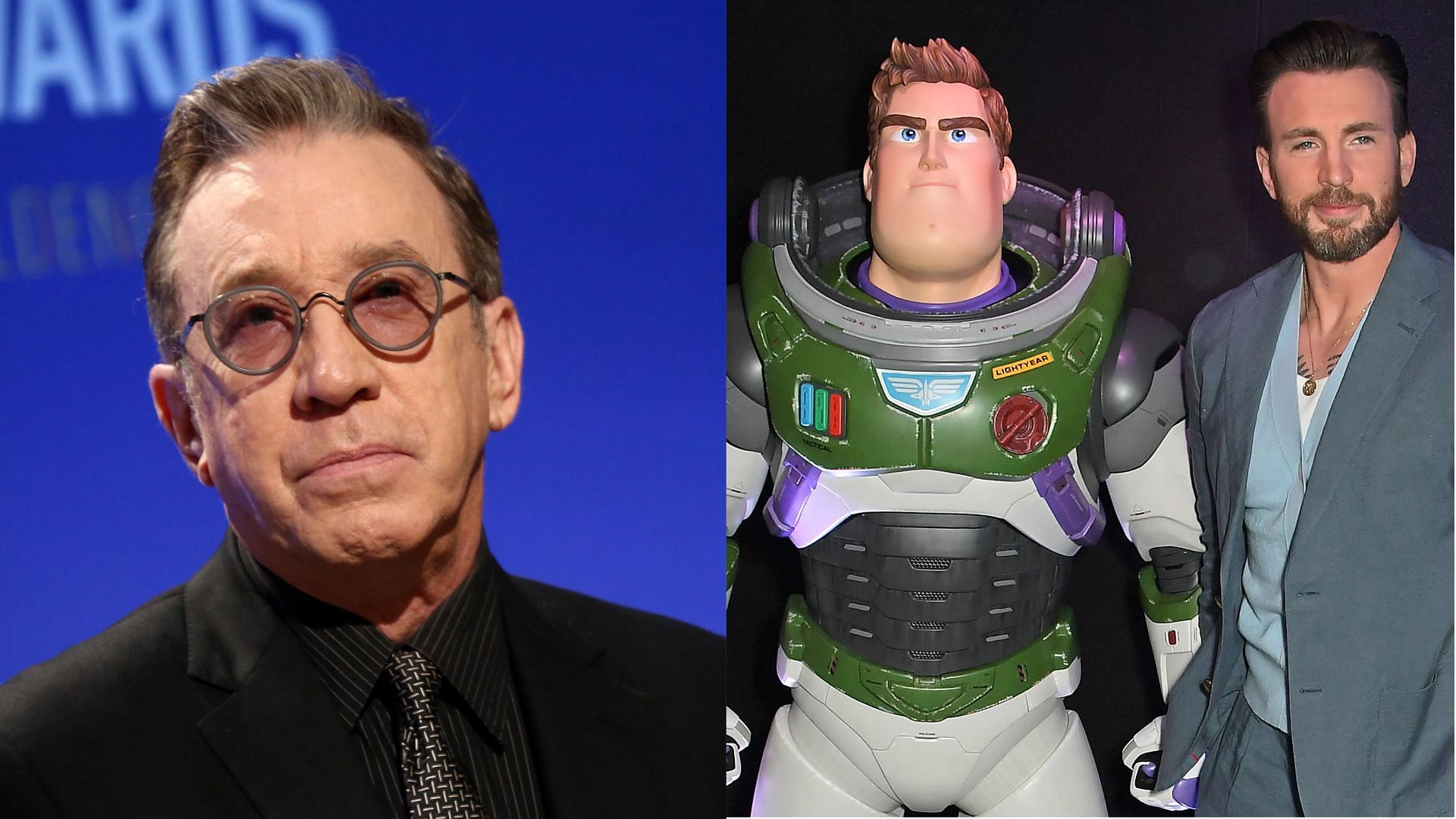 Tim Allen voiced the original Buzz Lightyear character in Pixar&#039;s previous Toy Story films. (Images via Getty)
