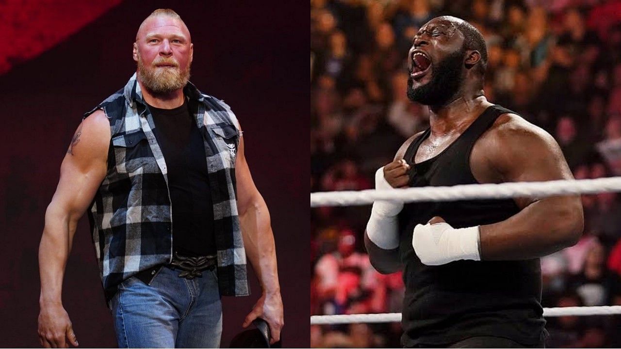 WWE में ब्रॉक लैसनर और ओमोस के बीच मैच जरूर होना चाहिए