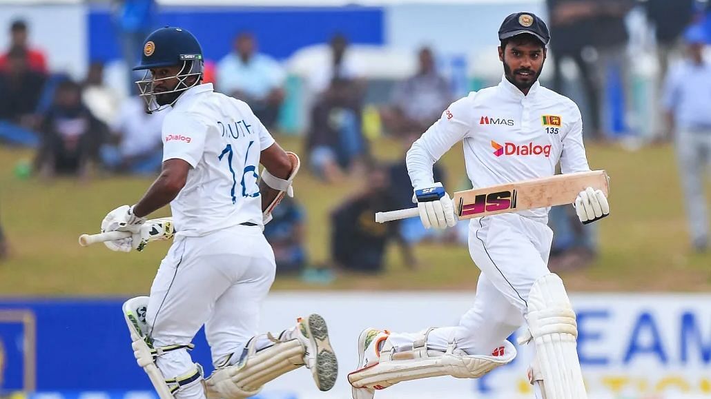 श्रीलंका की टीम ने बड़ी बढ़त हासिल कर ली है (फोटो - ESPN)