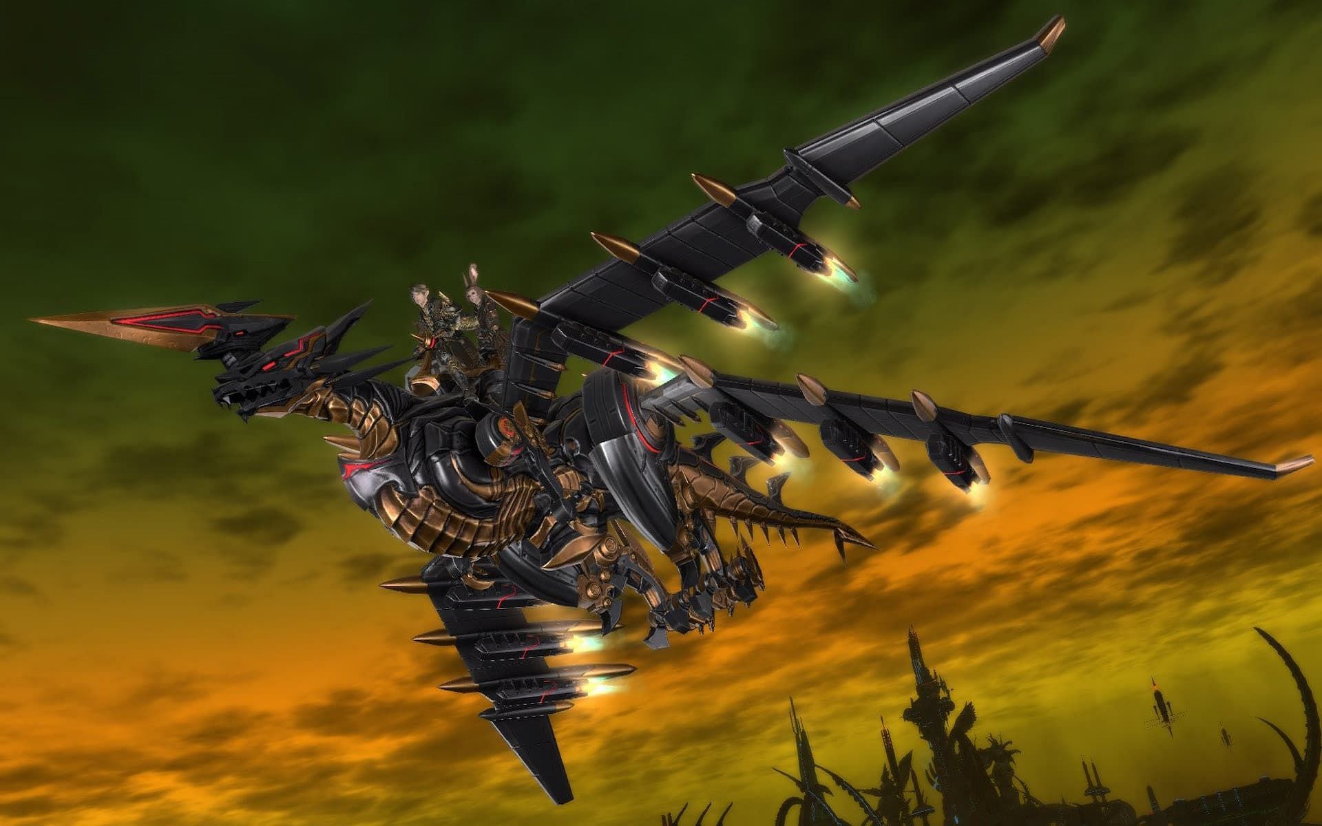 Final Fantasy XIV has a ton of mounts that players can use to travel (Image via Square Enix)