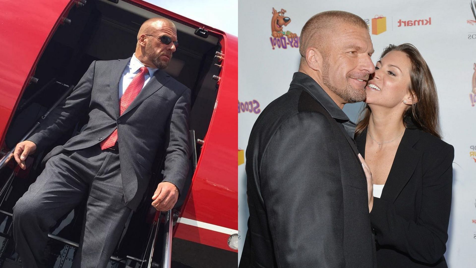 WWE EVP Triple H with his wife, WWE Chairwoman and Co-CEO Stephanie McMahon