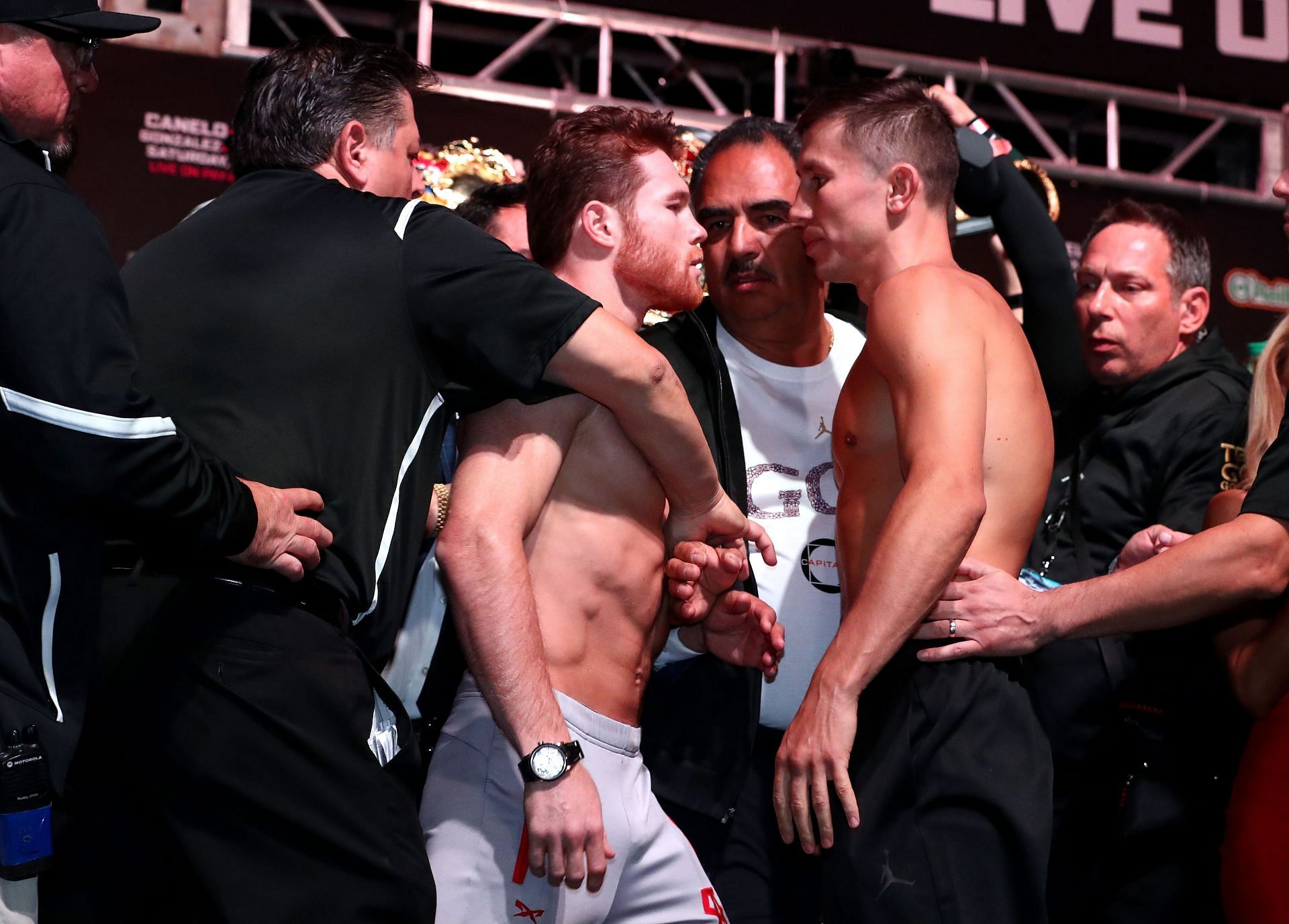 Canelo Alvarez (left) and Gennady Golovkin (right) - Via Getty images