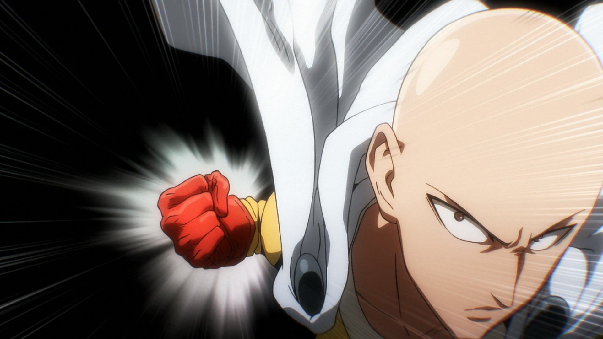 Could Saitama&#039;s most powerful attack destroy Goku (Image via ONE, One Punch Man)