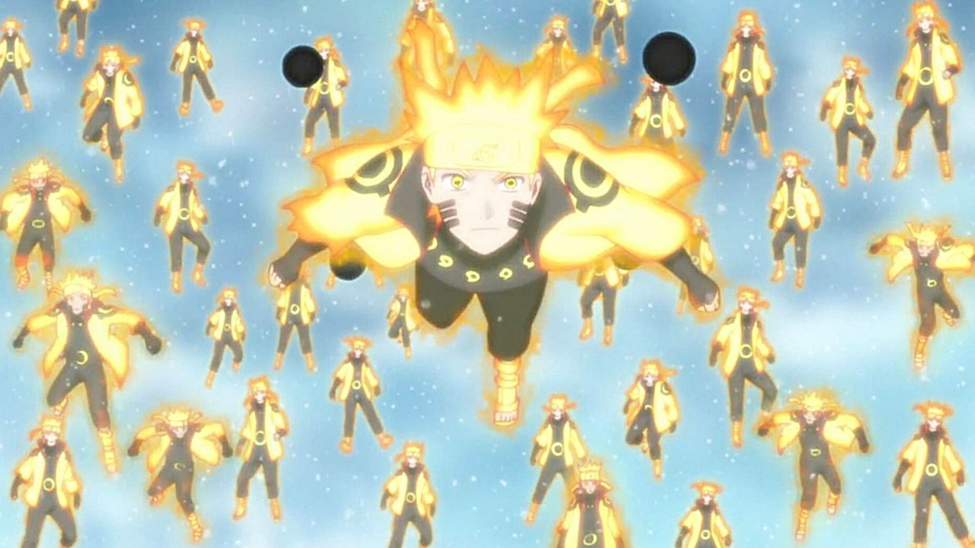 Each Shadow Clone can use the Kyuubi&#039;s Chakra (Image via Masashi Kishimoto/Shueisha, Viz Media, Naruto Shippuden)