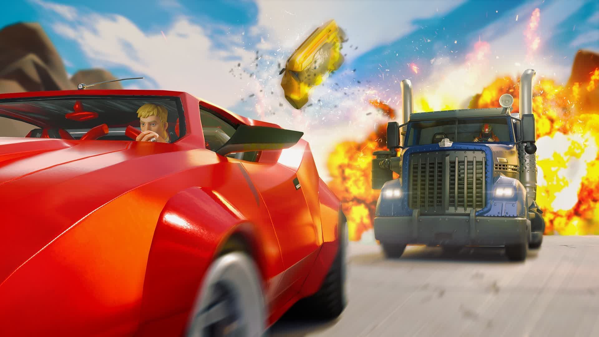 Vehicles in Fortnite Chapter 3 Season 3 (Image via Epic Games)