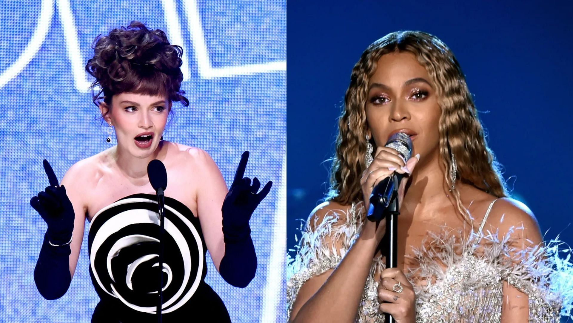 Sabrina Claudio and Queen Bey (Image via Emma McIntyre/Getty Images, and Kevin Mazur/Getty Images)