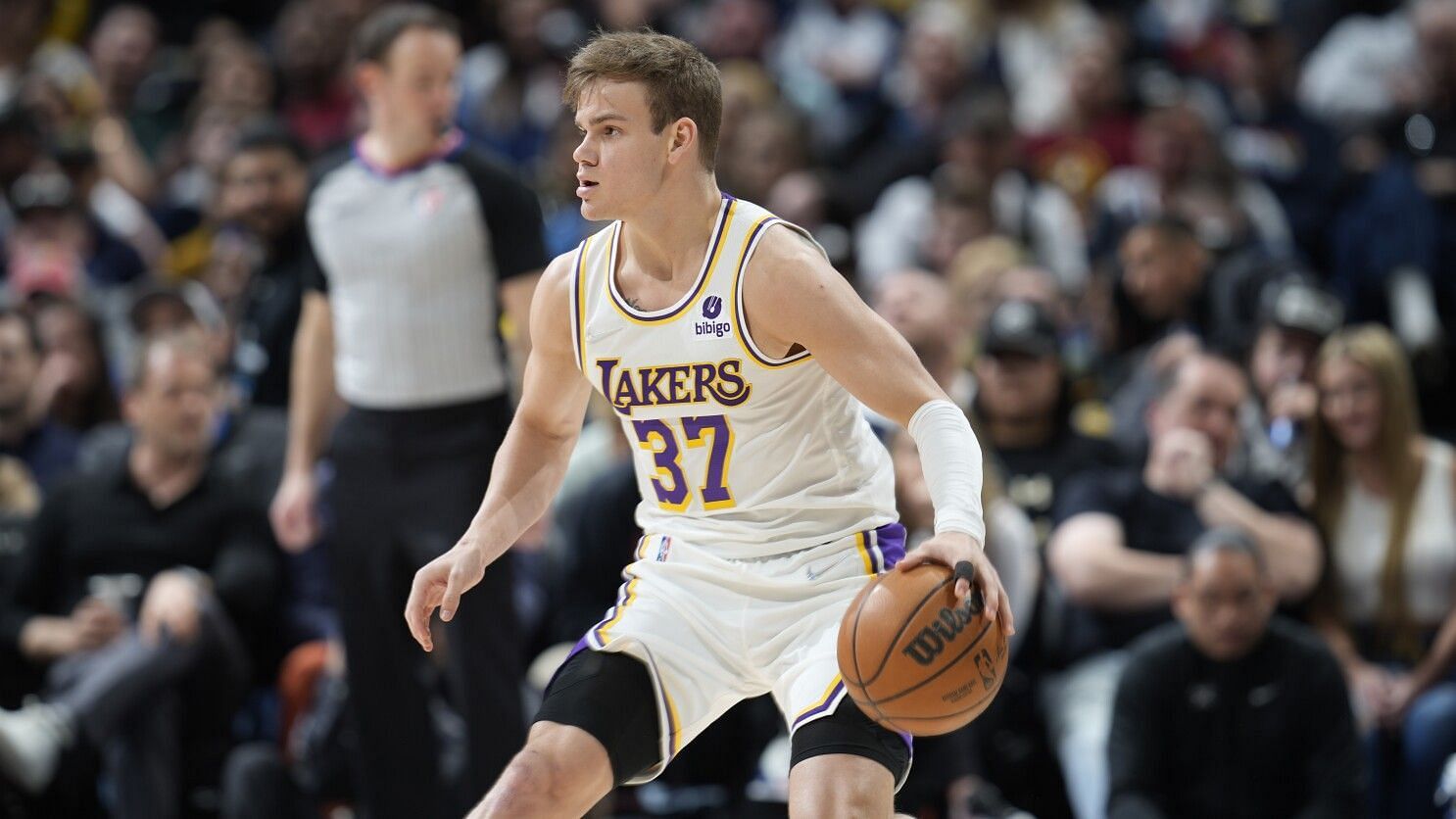 Mac McClung with the LA Lakers in the Las Vegas Summer League [Source: AP]