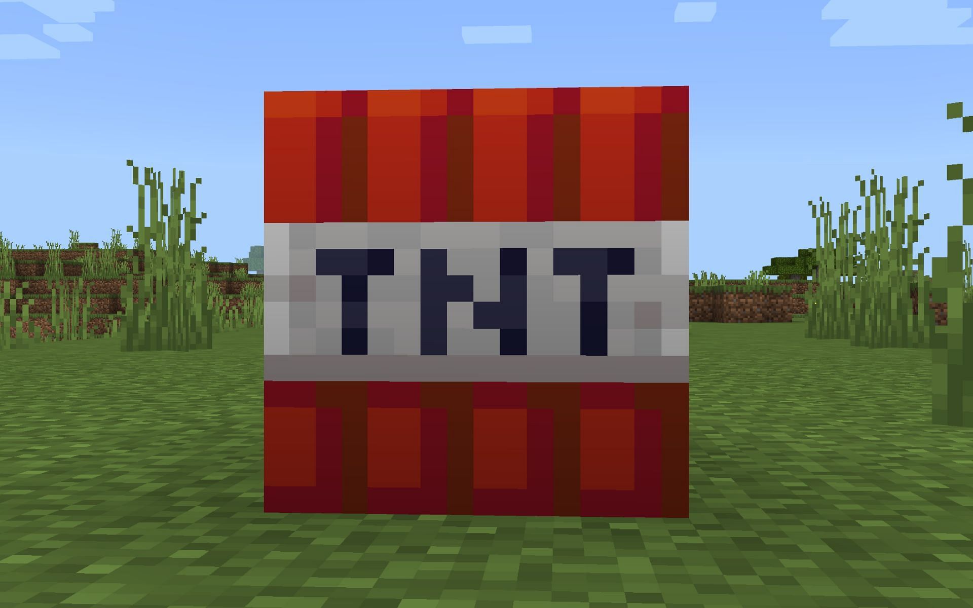 TNT traps are some of the best to prank other players (Image via Minecraft Bedrock 1.19)