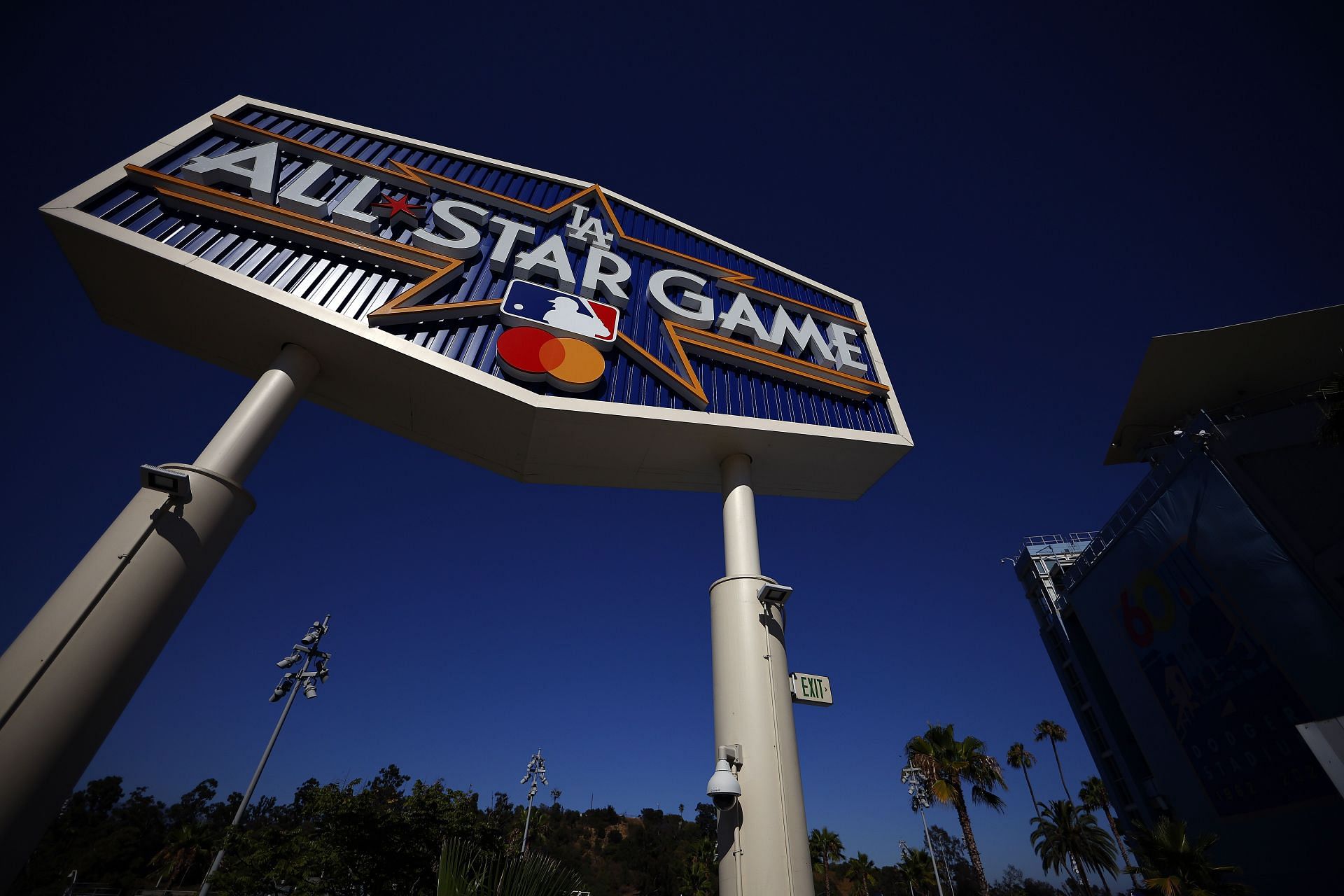 The All-Star Game is hosted by the Los Angeles Dodgers this year.