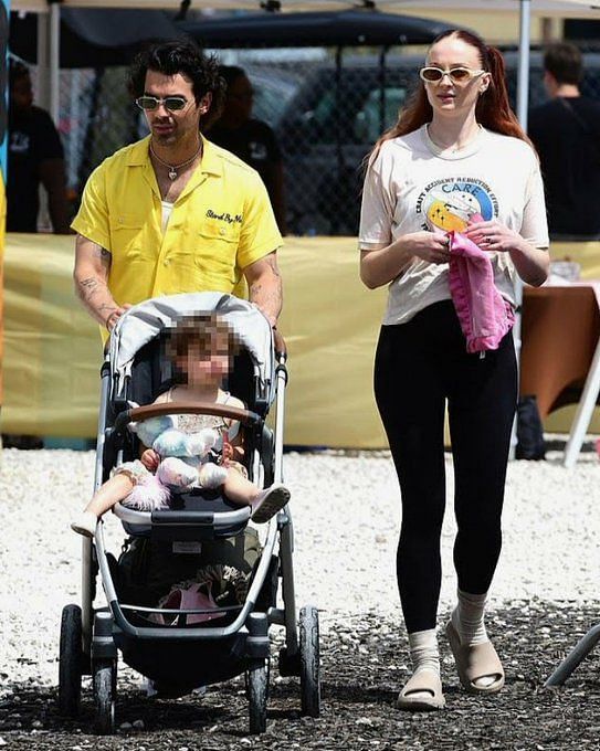 Sophie Turner, Joe Jonas greet first child
