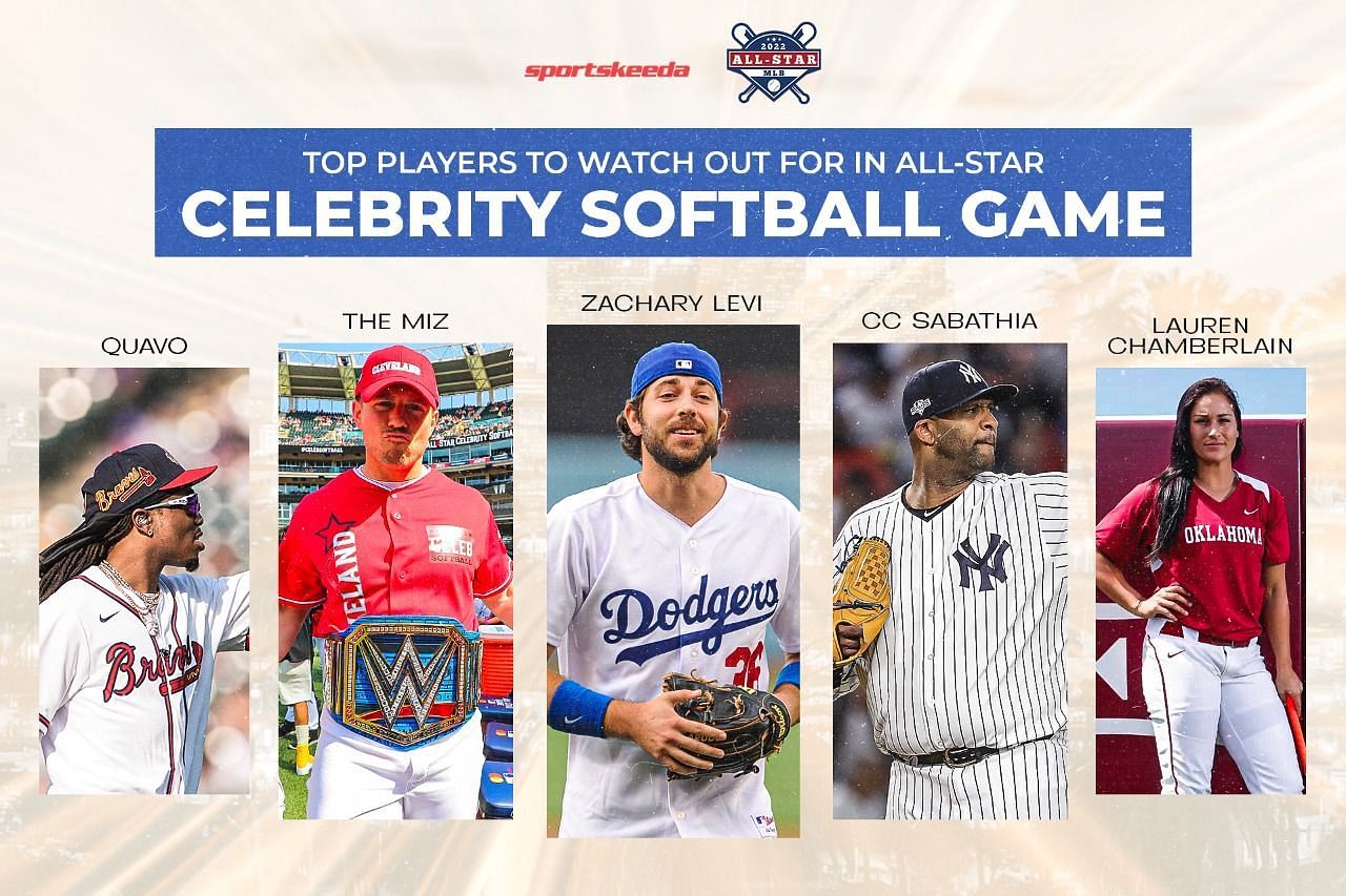 From Quavo to The Miz: 10 stars to watch out for during the All-Star  Celebrity Softball Game