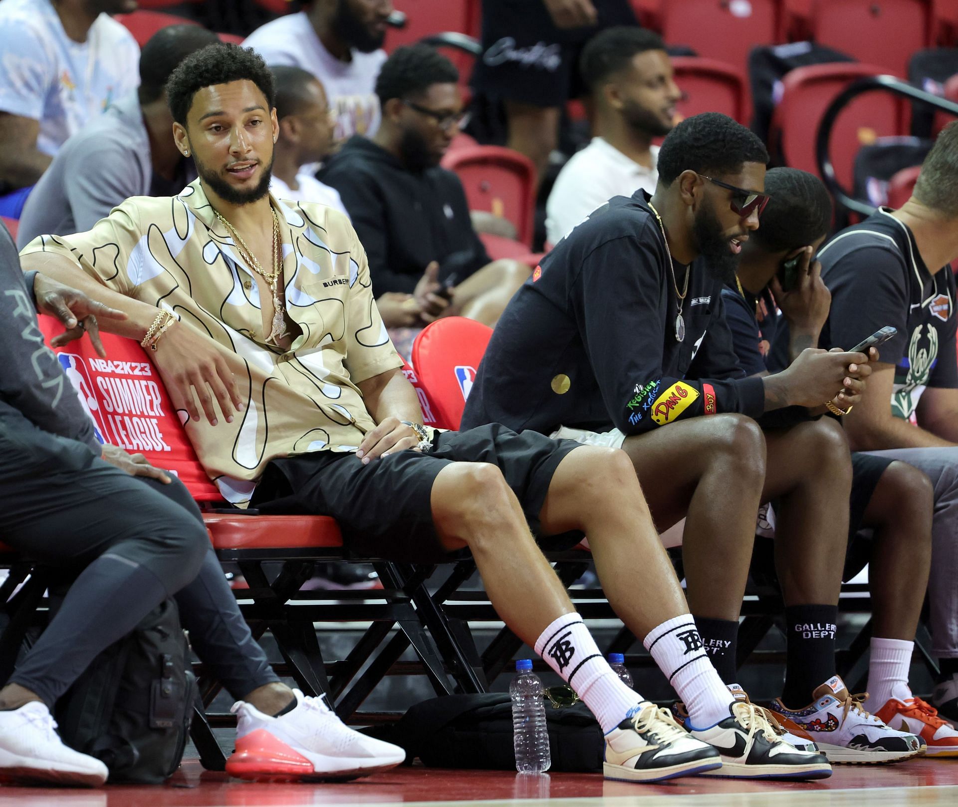 Ben Simmons was in attendance to watch his Nets take on the 76ers