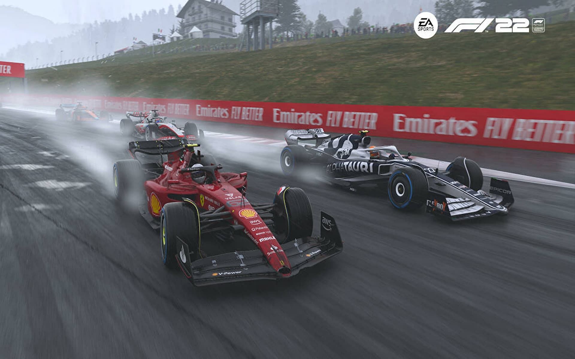 Nothing beats racing against a friend or a sibling in F1 22 (Image via Codemasters)