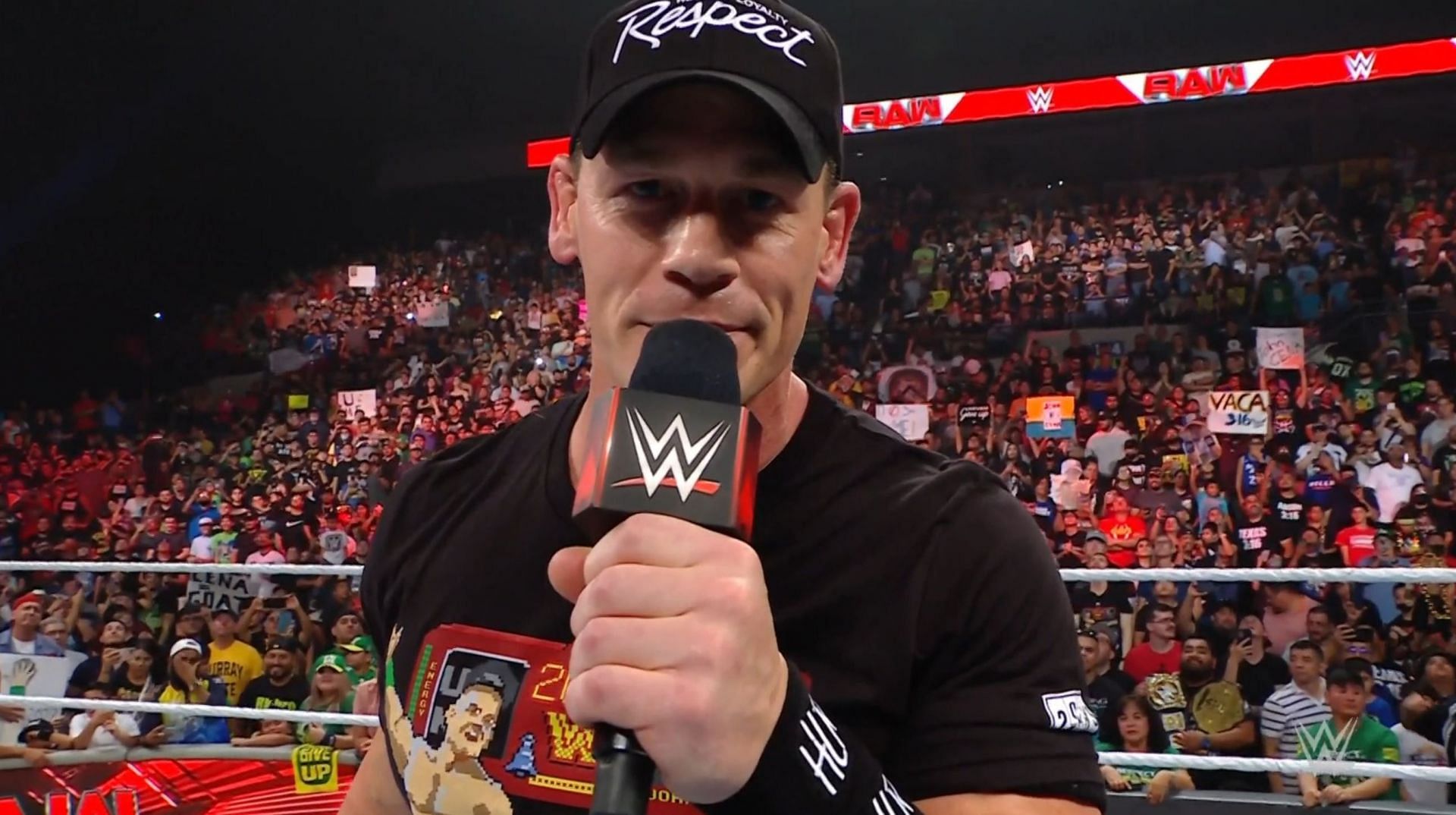 John Cena returned to Monday Night RAW last week