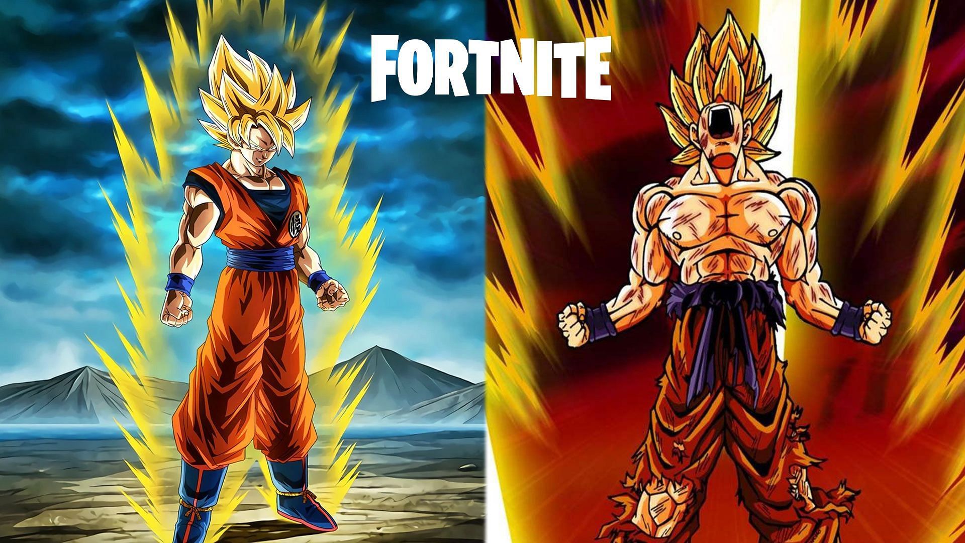 The Fortnite x Dragon Ball collaboration is getting much hype (Image via Sportskeeda)
