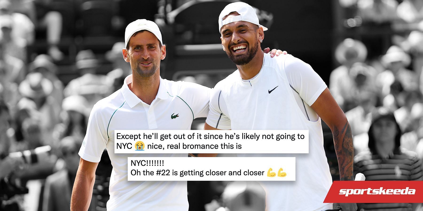 Fans react to Novak Djokovic not taking Nick Kyrgios for dinner after winning Wimbledon