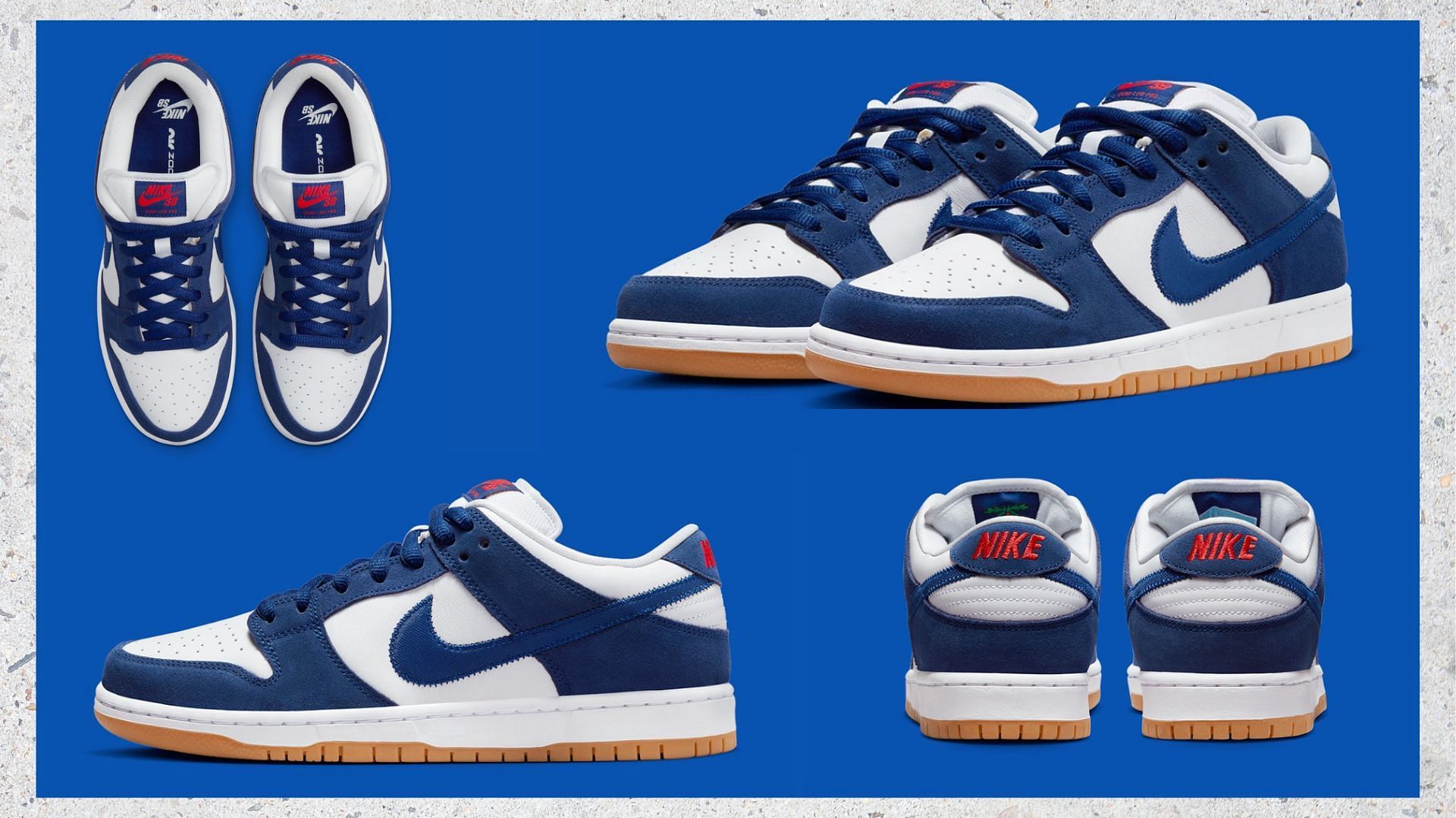 Where to buy Nike SB Dunk Low Dodgers shoes? Price and more