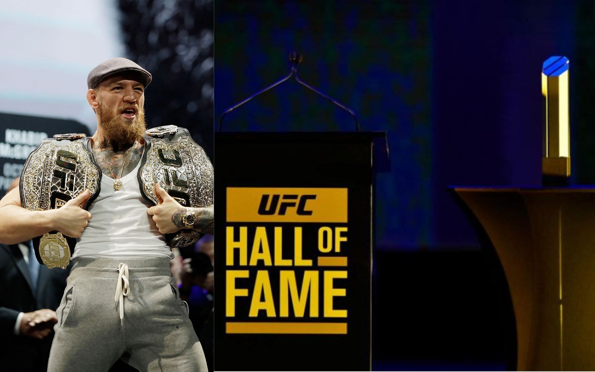 Conor McGregor (Image courtesy: right image from ufc.com)