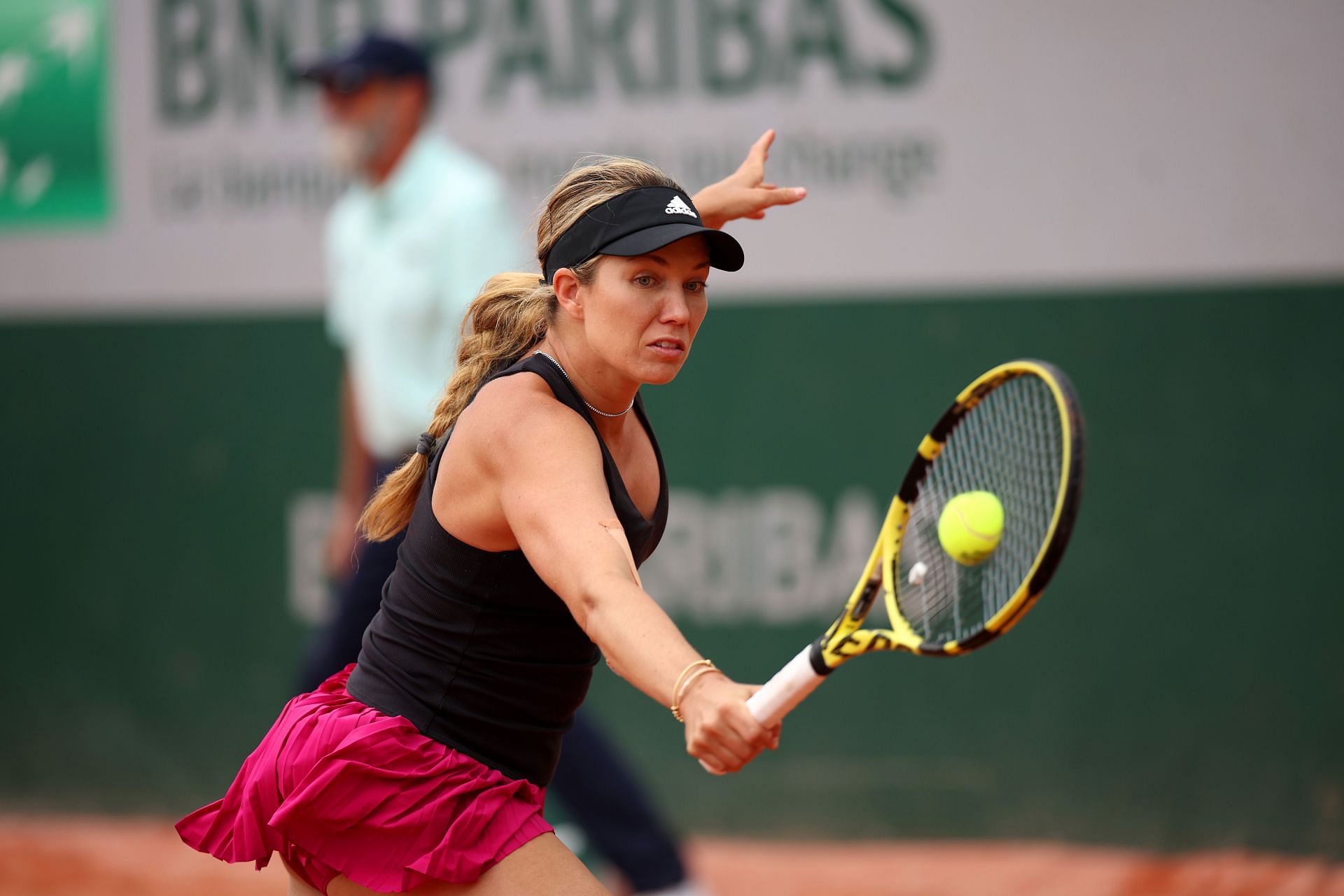 Collins in action at the 2022 French Open