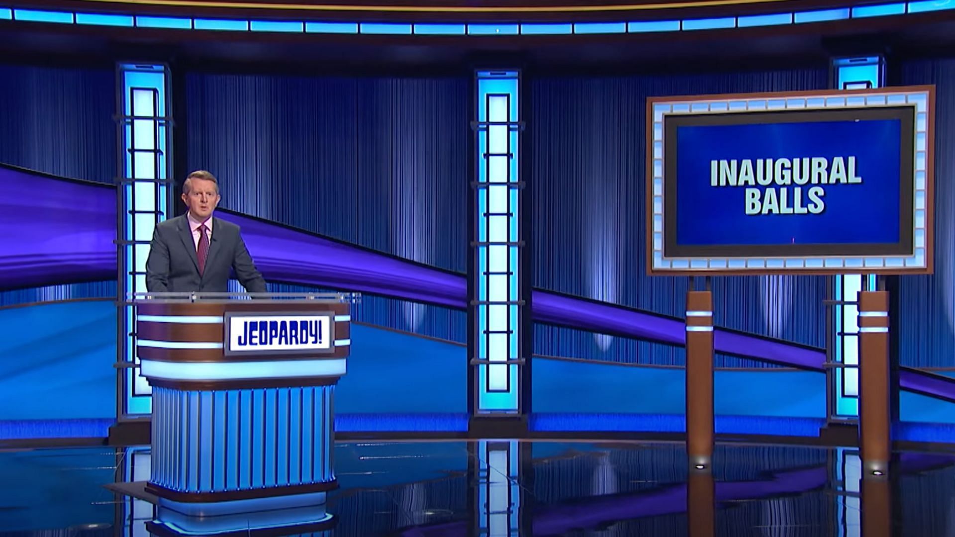 Today&#039;s episode was hosted by Ken Jennings (Image via Jeopardy!)