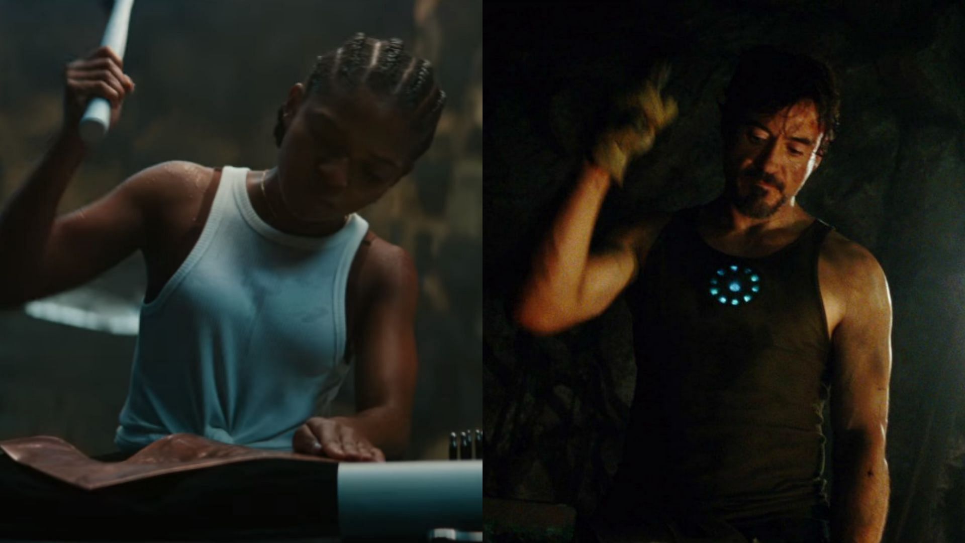 Riri Williams and Tony Stark (Image via Marvel Studios)