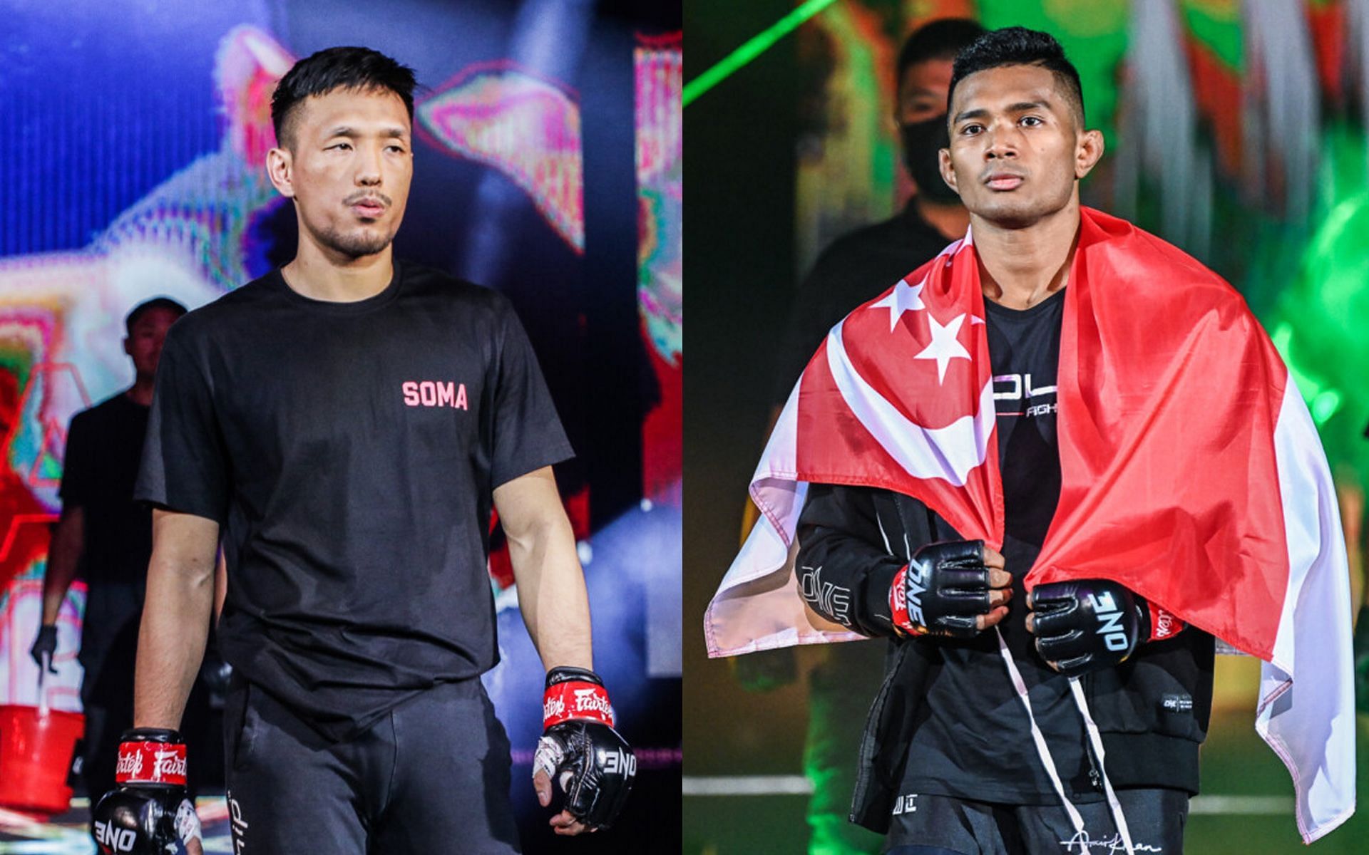 A clash between Amir Khan (R) and Keanu Subba (L) has been added to ONE 160. | [Photos: ONE Championship]