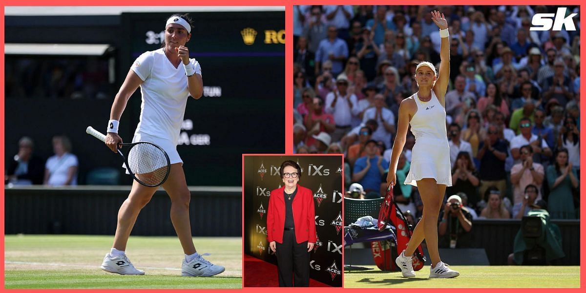 Billie Jean King praised &lt;a href=&#039;https://www.sportskeeda.com/go/wimbledon&#039; target=&#039;_blank&#039; rel=&#039;noopener noreferrer&#039;&gt;Wimbledon&lt;/a&gt; finalists Ons Jabeur and Elena Rybakina, calling both of them great players