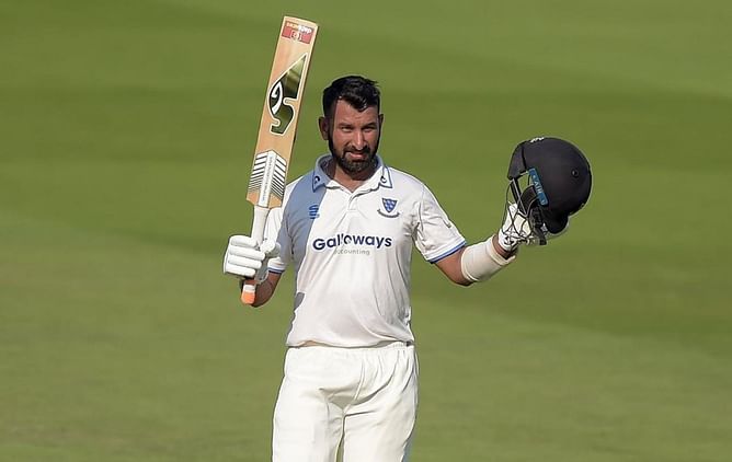 [Watch] Cheteshwar Pujara slams double century against Middlesex on Sussex captaincy debut in County Championship 2022