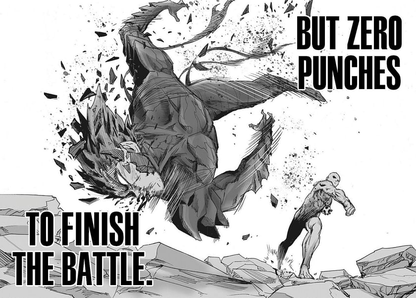 Capítulo 168 de One Punch Man mostra Saitama Destruindo Júpiter