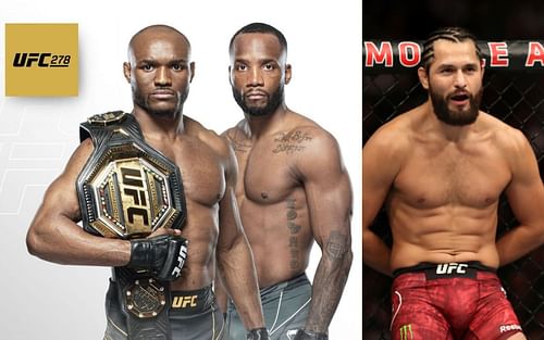 (From left to right) Kamaru Usman, Leon Edwards, Jorge Masvidal [Image Courtesy: @ufc on Instagram]