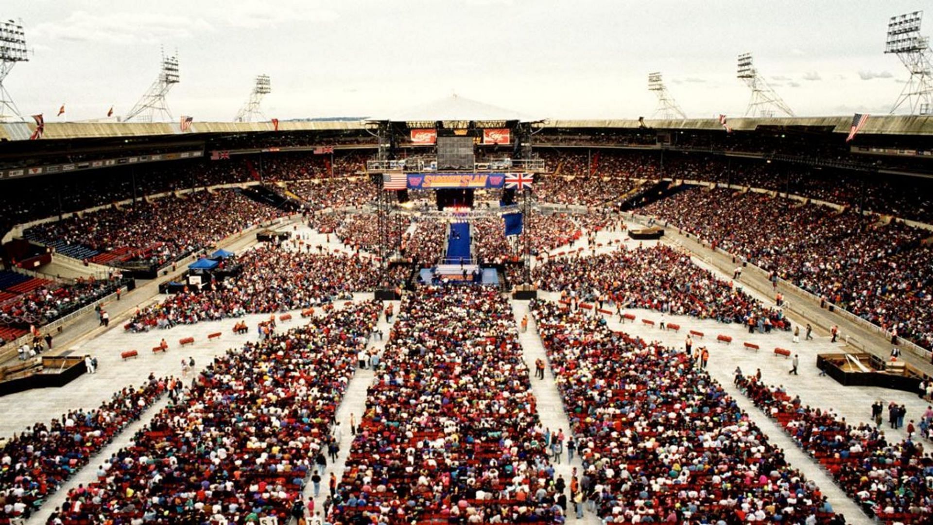 Wembley Stadium was packed for SummerSlam 1992